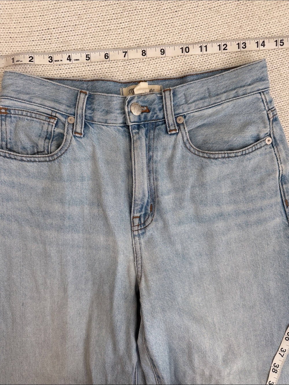 Madewell Super Wide Leg Jeans Size 25 - Picture 3 of 8